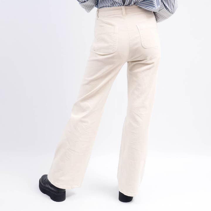 Cecile Wang - Venta al por mayor Pantalones - Mujer - Pantalón ancho de terciopelo CVA824685
