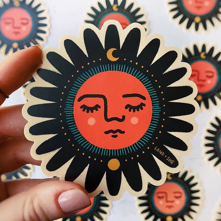 Autocollant Sunflower Mama pour la vente par Land & She