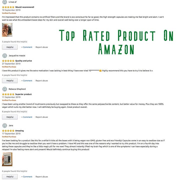 Vegan Vitality - Wholesale Oral Supplement/Vitamin - Super Mushroom Complex: A Formula Of 6 Powerful Mushrooms9