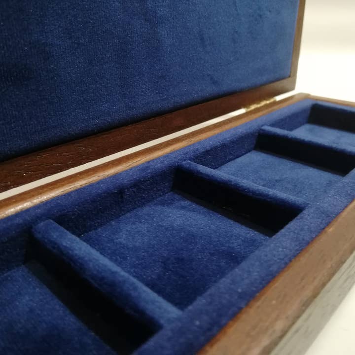 Wooden case box for coins series for wholesale by Coins&More