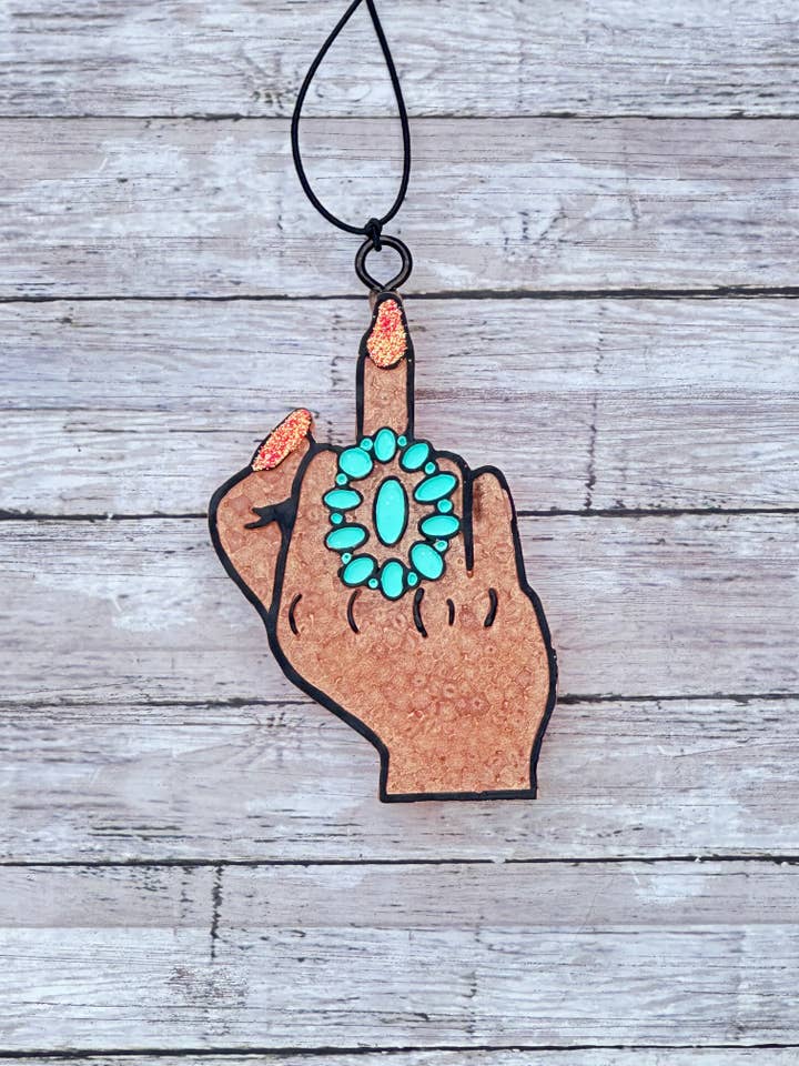 Cowgirl Dedo do Meio por atacado de Heavenly Divine Creations