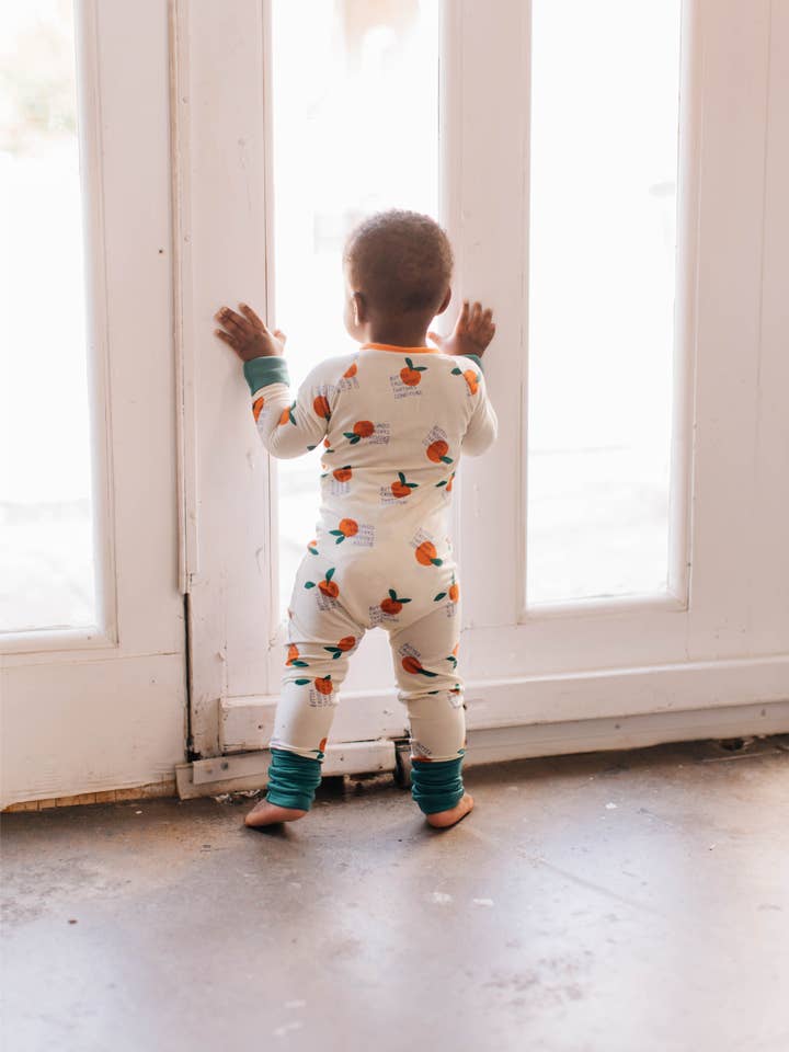 Tangerine Rêve - Wholesale Jumpsuit - Baby - Tangerine Oats Convertible Romper6