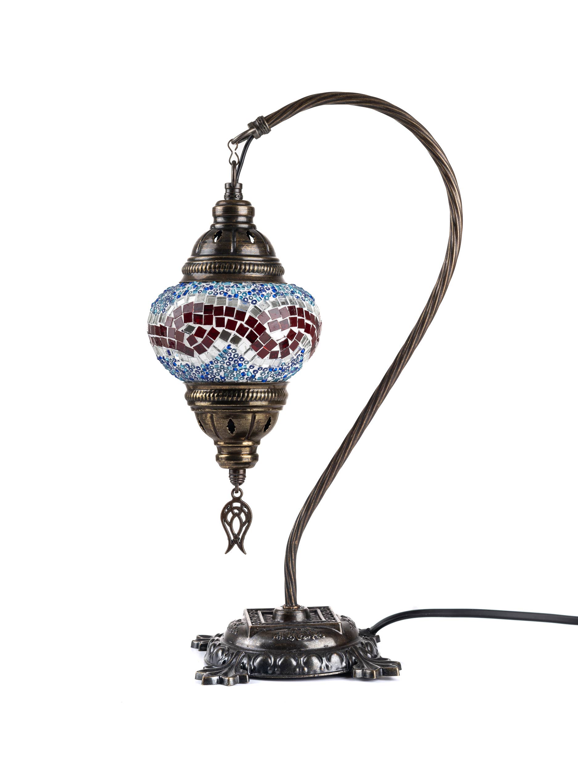 KAFTHAN - Wholesale Accent/Desk Lamp - Swan Neck Mosaic Lamps | Christmas & Holiday Decor Lighting13