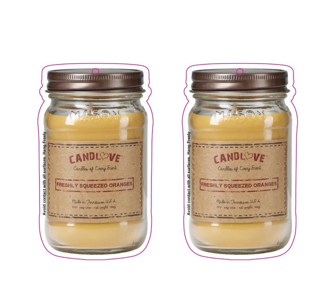 CANDLOVE CANDLE CO - Wholesale Car Freshener - Unisex - CANDLOVE Strong Scented Car Freshner 16 Scents (1x Peice)3