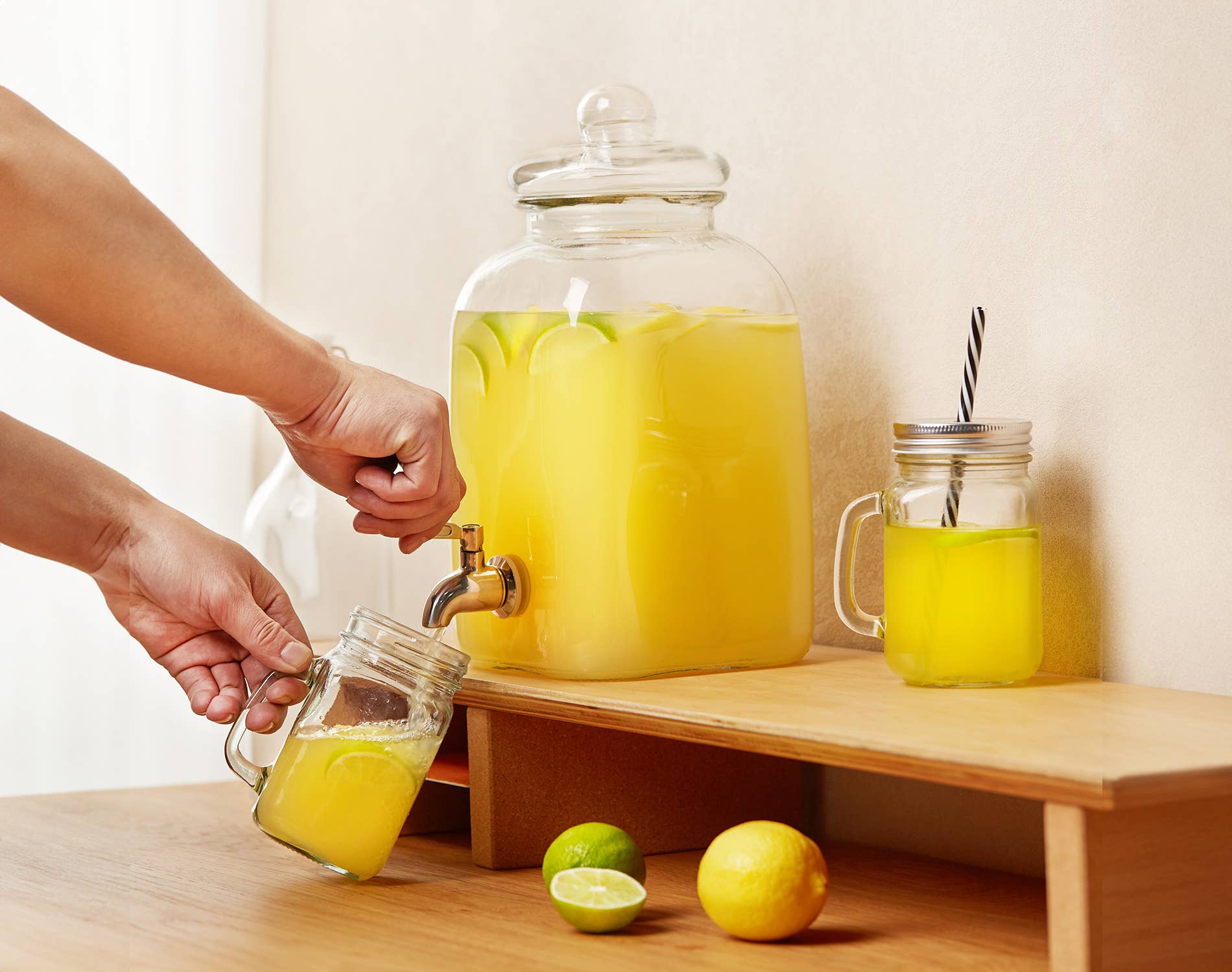 Kook - Wholesale Drink Dispenser - Kook Glass Drink Dispenser, 1.25 Gal2