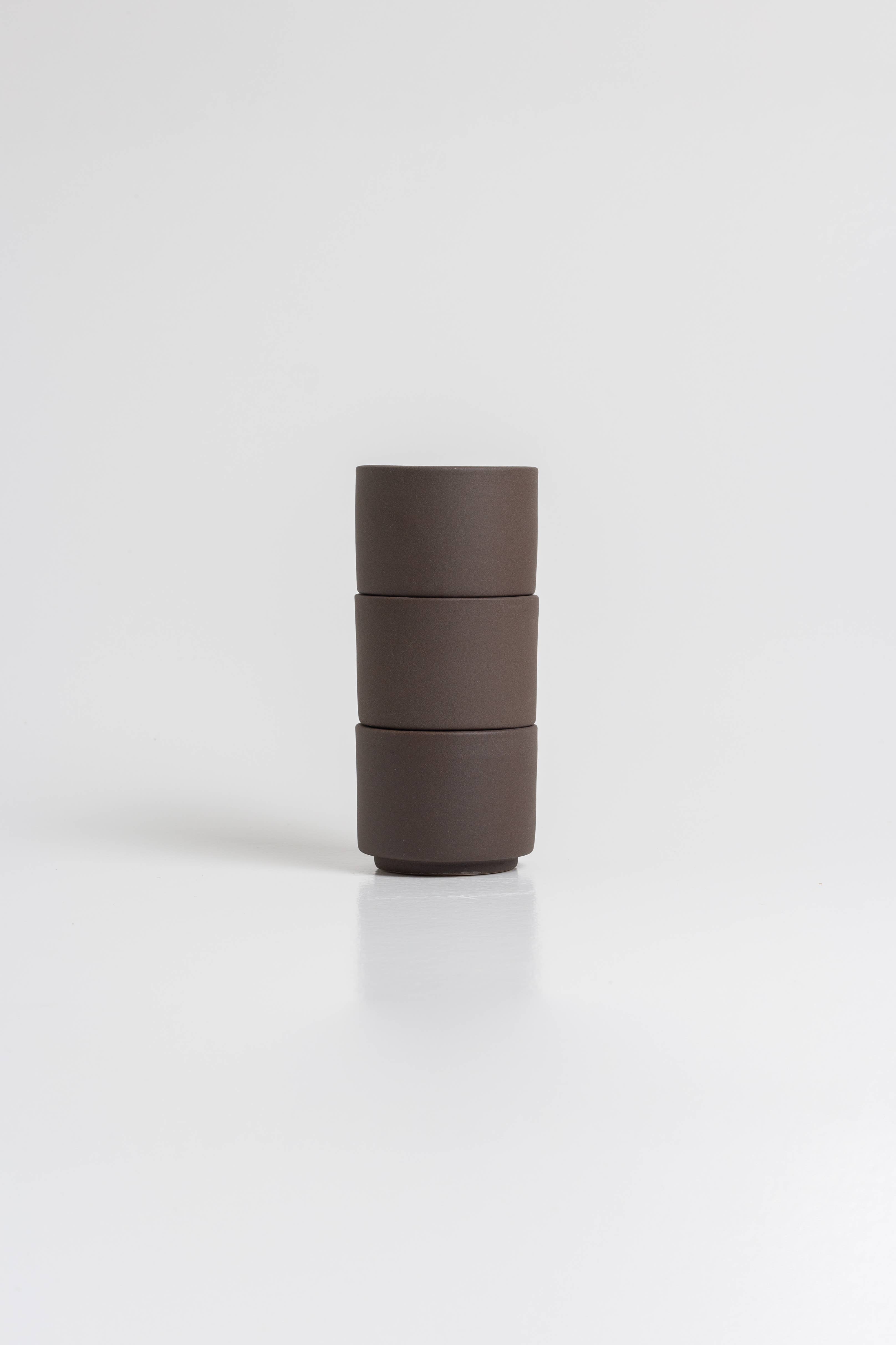 o cactuu – Engroshandel Lyseholder – Modulær lysestage Antracit - Keramik - SIDSTE ENHEDER3