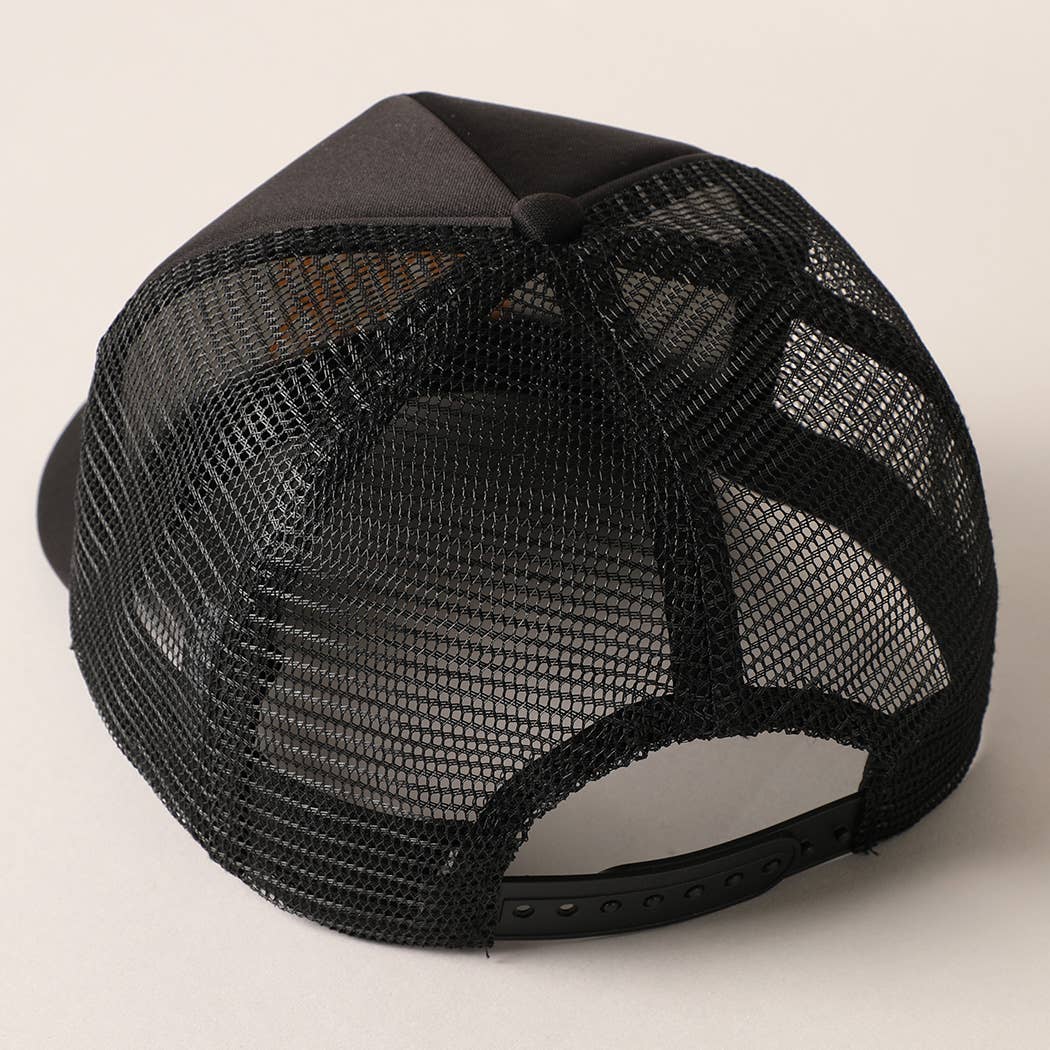 Fashion City – boné - Mulher por atacado – Boné trucker bordado 'Save Water Drink Margs'3