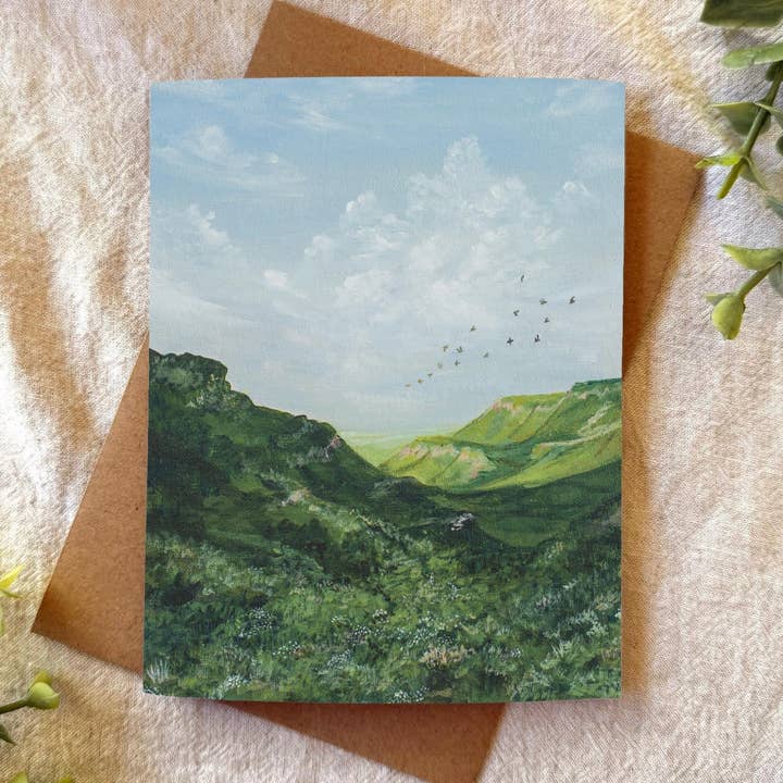 Big Bend in Primavera Cartolina di Auguri: Cartolina Paesaggistica Naturale per la vendita all'ingrosso da parte di Desert Light Co.