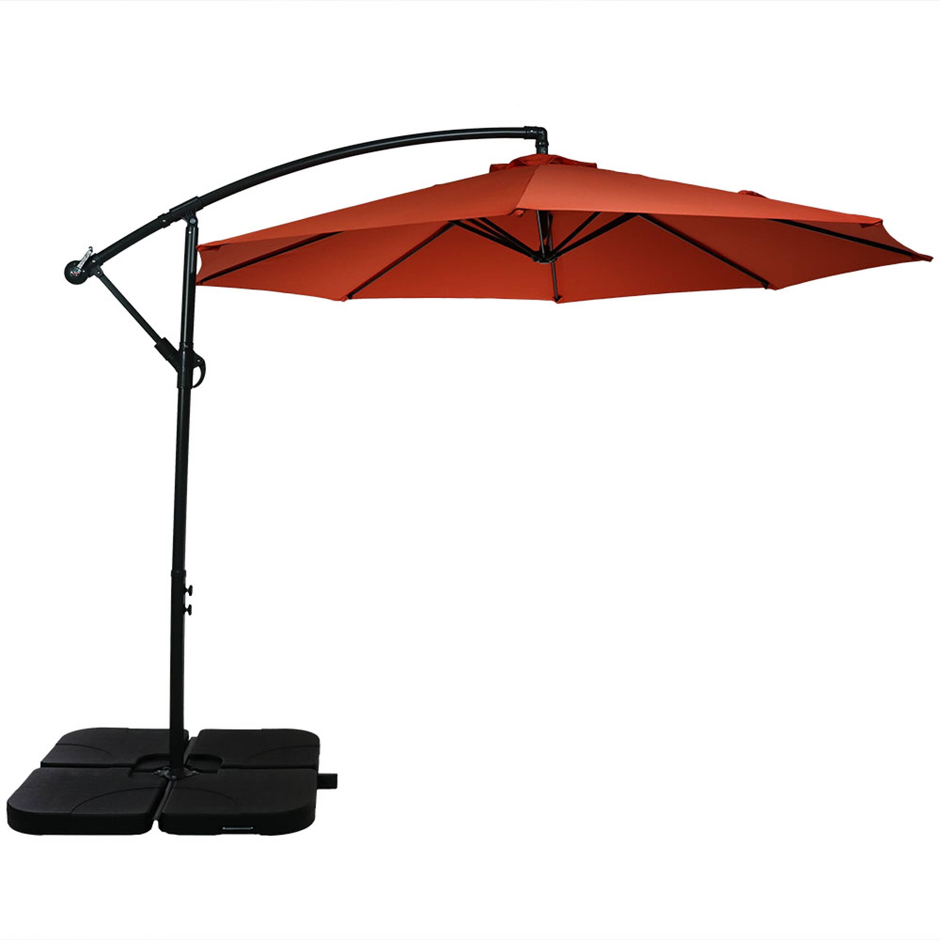 Sunnydaze Decor - Wholesale Patio Umbrella - Square Cantilever Offset Patio Umbrella Base Plates6