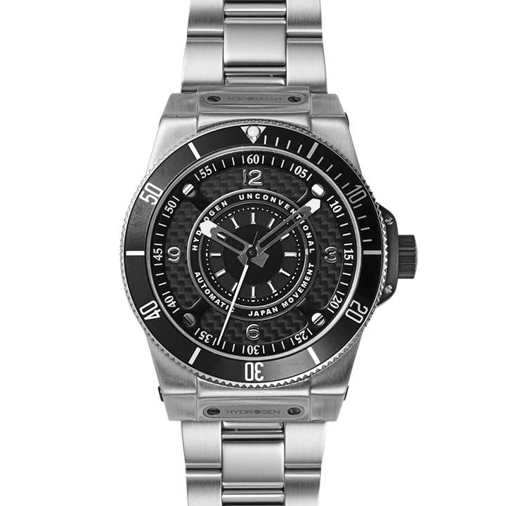 Sportivo Silver Black Bracelet for wholesale by Hydrogen