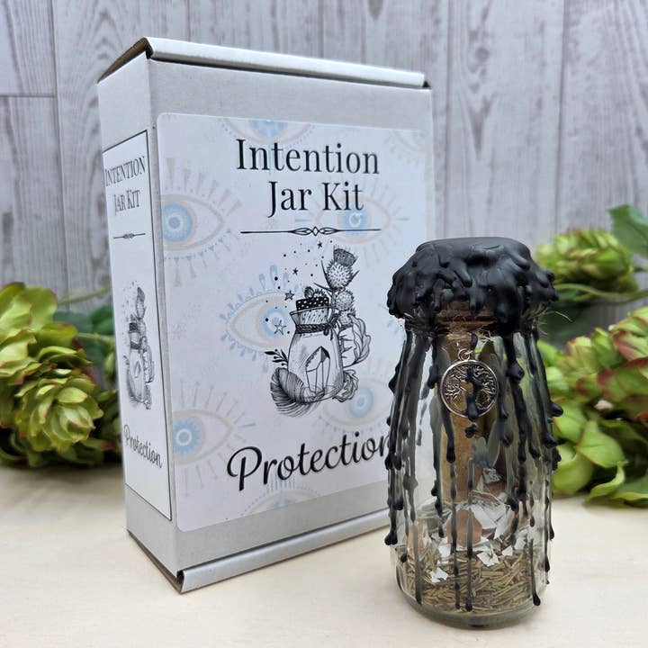 Mystical Roots - Vendita all'ingrosso Attrezzatura per meditazione - Kit Barattolo di Intenzione di Protezione | Rituale di Spezieria1
