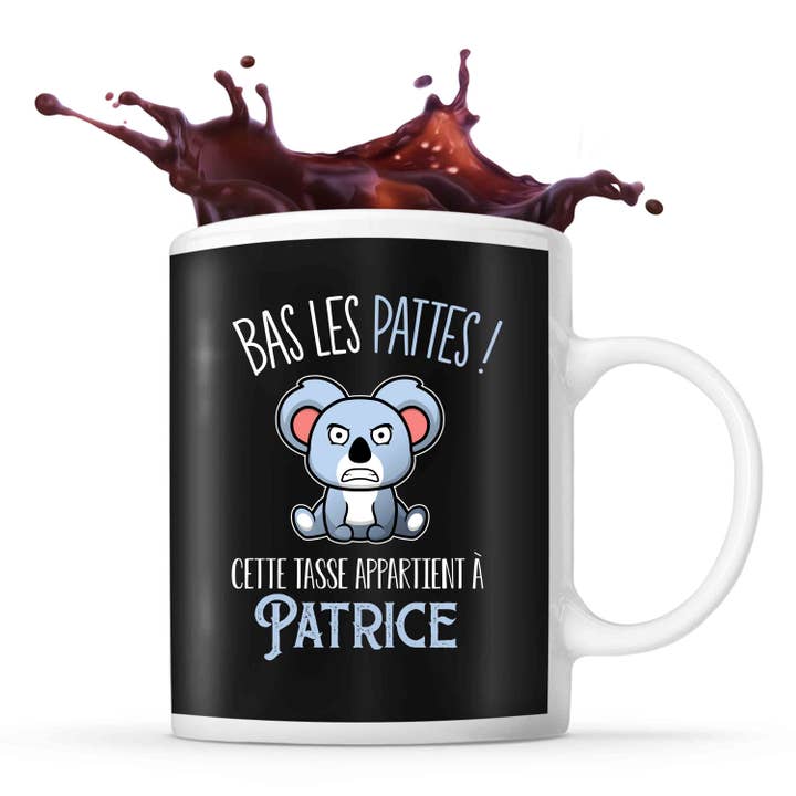 Mug Patrice Bas les pattes Koala pour la vente par Planetee