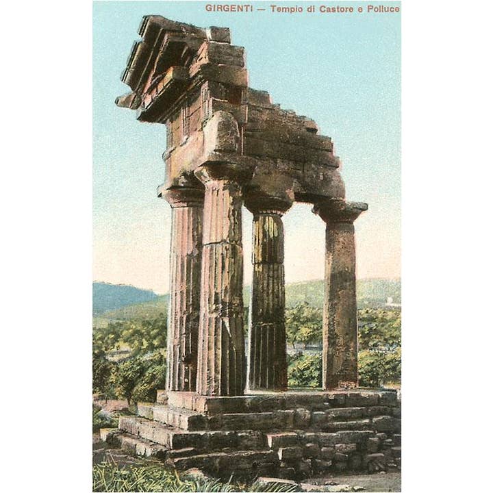 Found Image Press - Wholesale Magnet - Magnet AH-03 Agrigento, Greek Doric Ruin