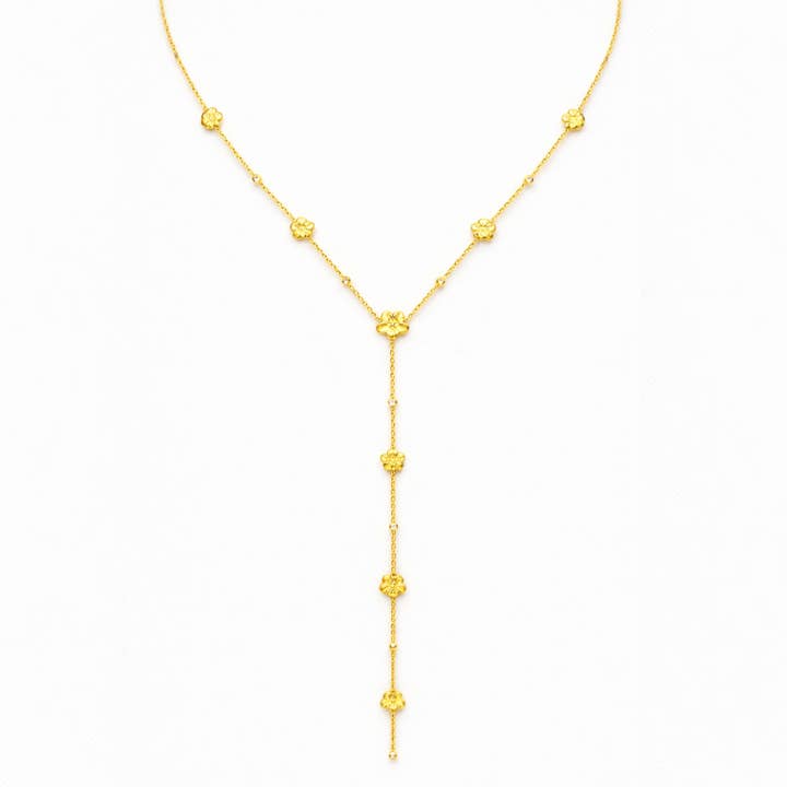 Kette in Y Bloom für den Großhandel von Poudre Bijoux