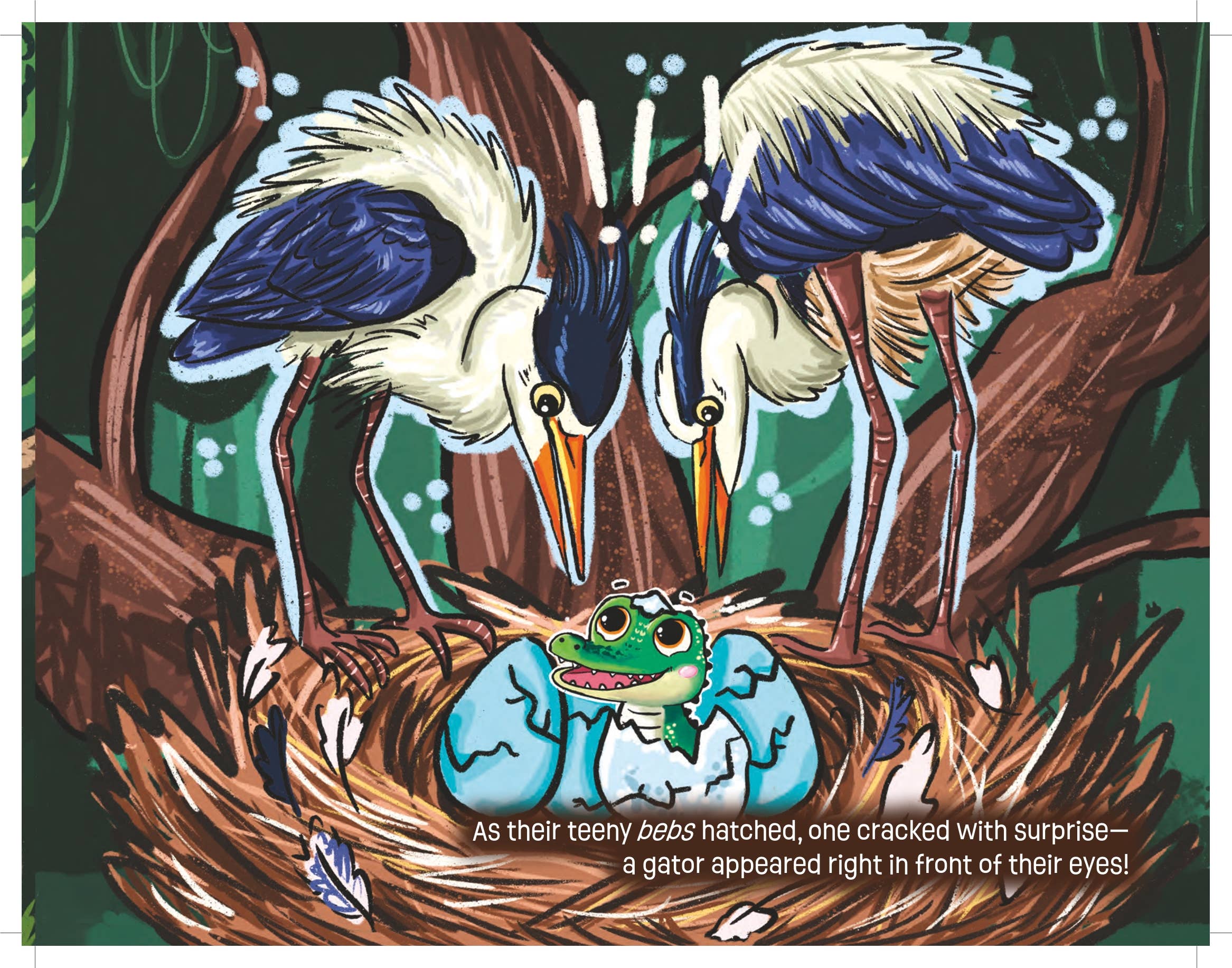 Pelican Publishing - Vente Livre pour enfants de maternelle (de 3 à 5 ans) - Le petit alligator perdu2