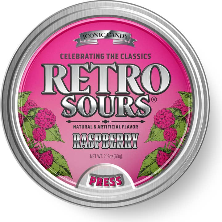 Cow Crack Wholesale - Wholesale Hard Candy - Retro Sours Raspberry