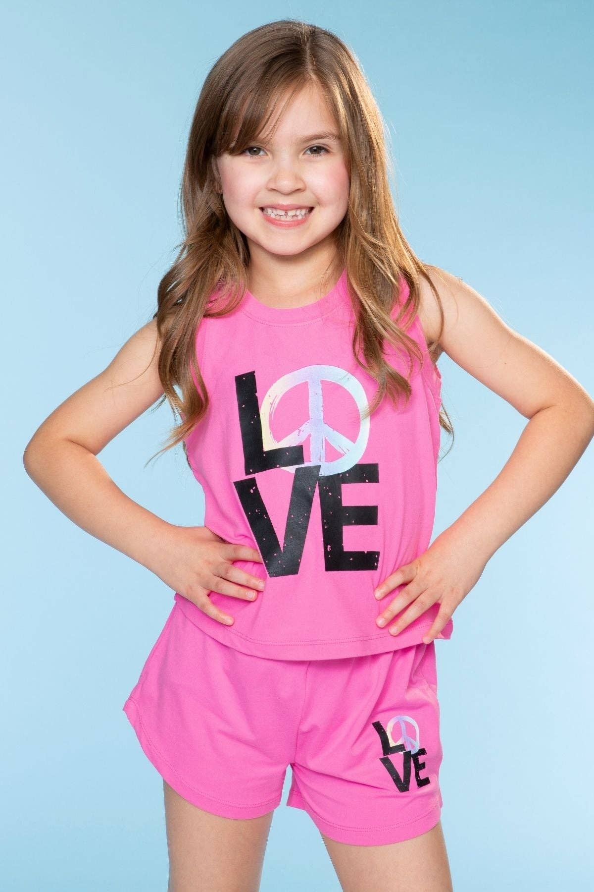 PixieLane - Wholesale Top & Short Set - Kids - Simply Soft Tank & Dolphin Short Set8