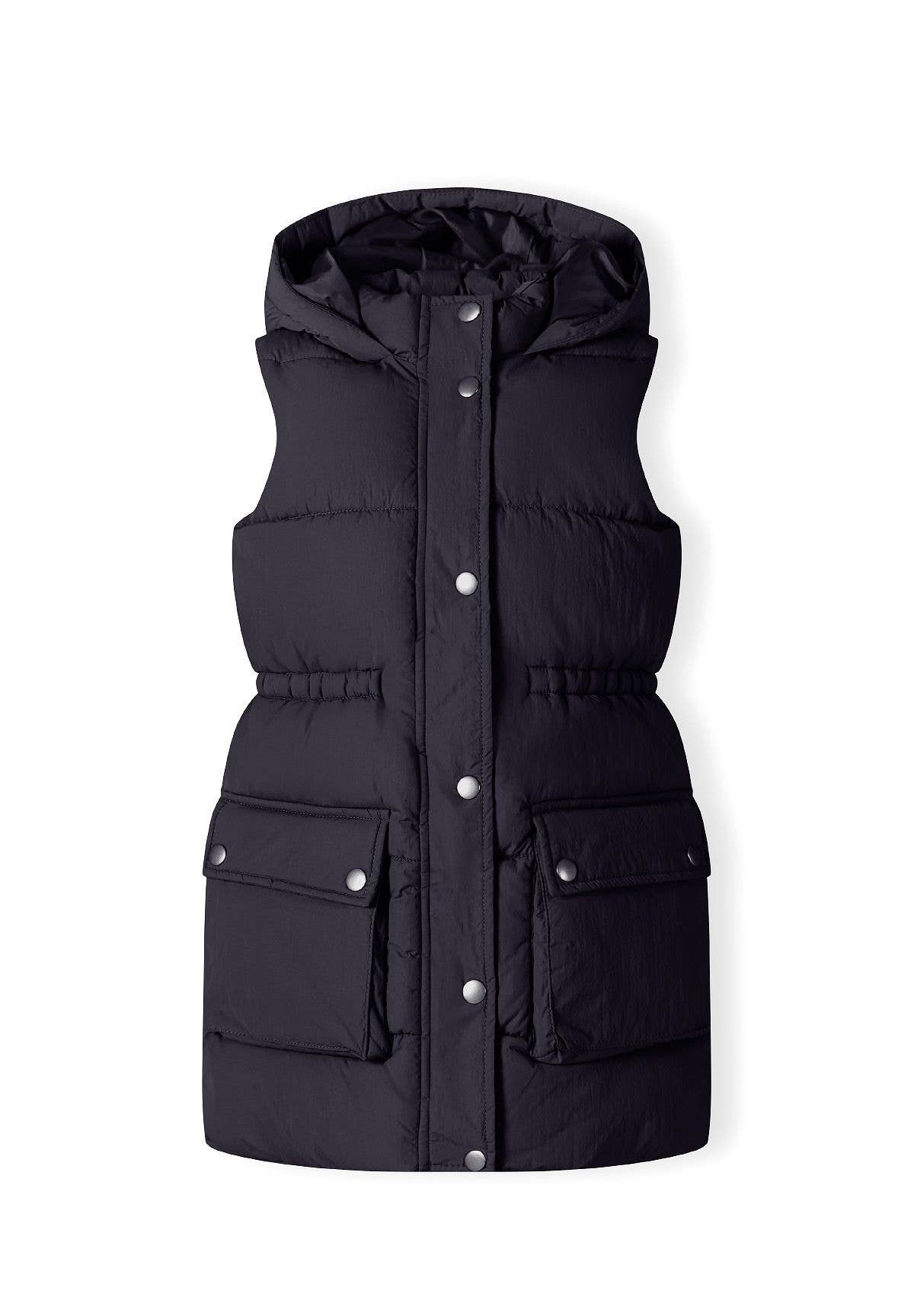 Minoti sp. z o.o. - Wholesale Outerwear Vest - Kids - Girls Padded Gilet with Snap Fastening5