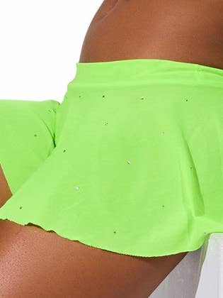 Crystal Mesh Skater Skirt for wholesale by Candyland