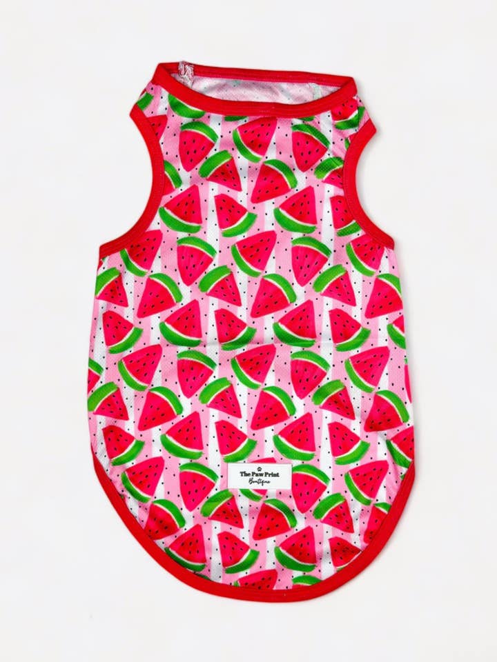 The Watermelon Sugar Cooling Vest for wholesale by The Paw Print Boutique