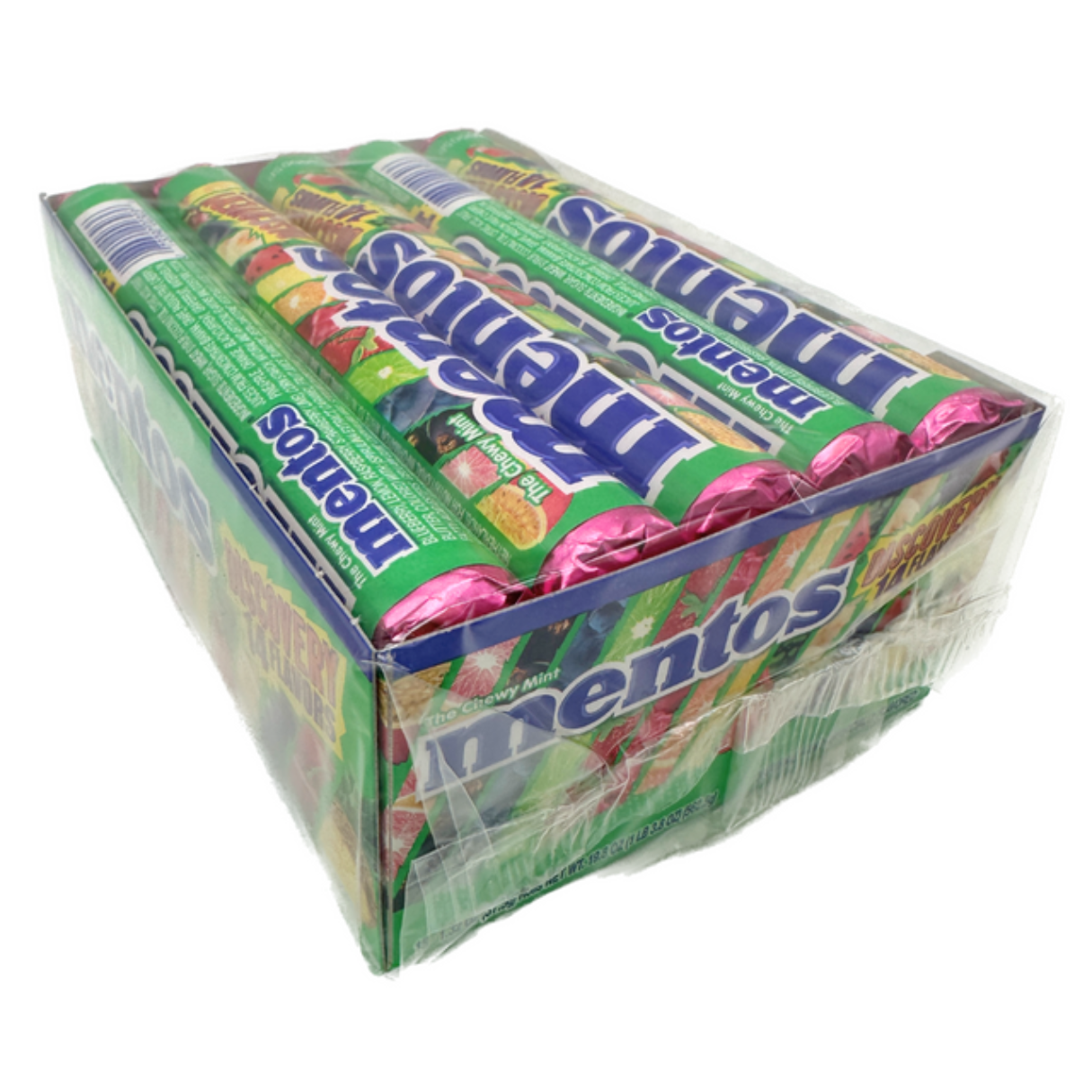 I Got Your Candy - Wholesale Gummy - Mentos Chewy Mint Discovery Rolls 14pc - 15ct1