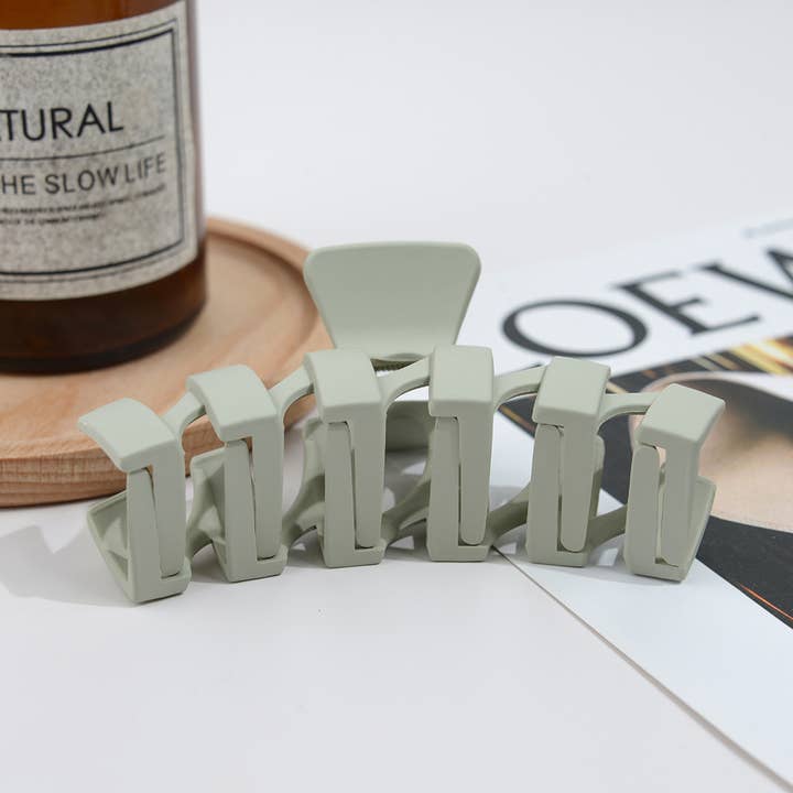 TheDivaSoap - Wholesale Hair Clip - Women's - Large Matte Zig Zag Hair Claw Clip10