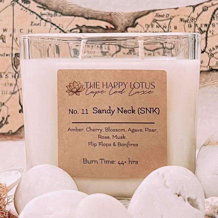 Bougies Cape Cod Luxe : Sandy Neck n° 11 pour la vente par The Happy Lotus