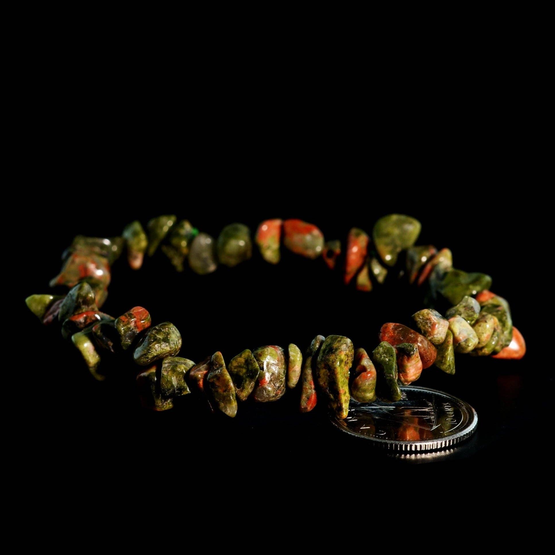 Stonebridge Imports - Wholesale Beaded Bracelet - Unakite Bead Bracelet4