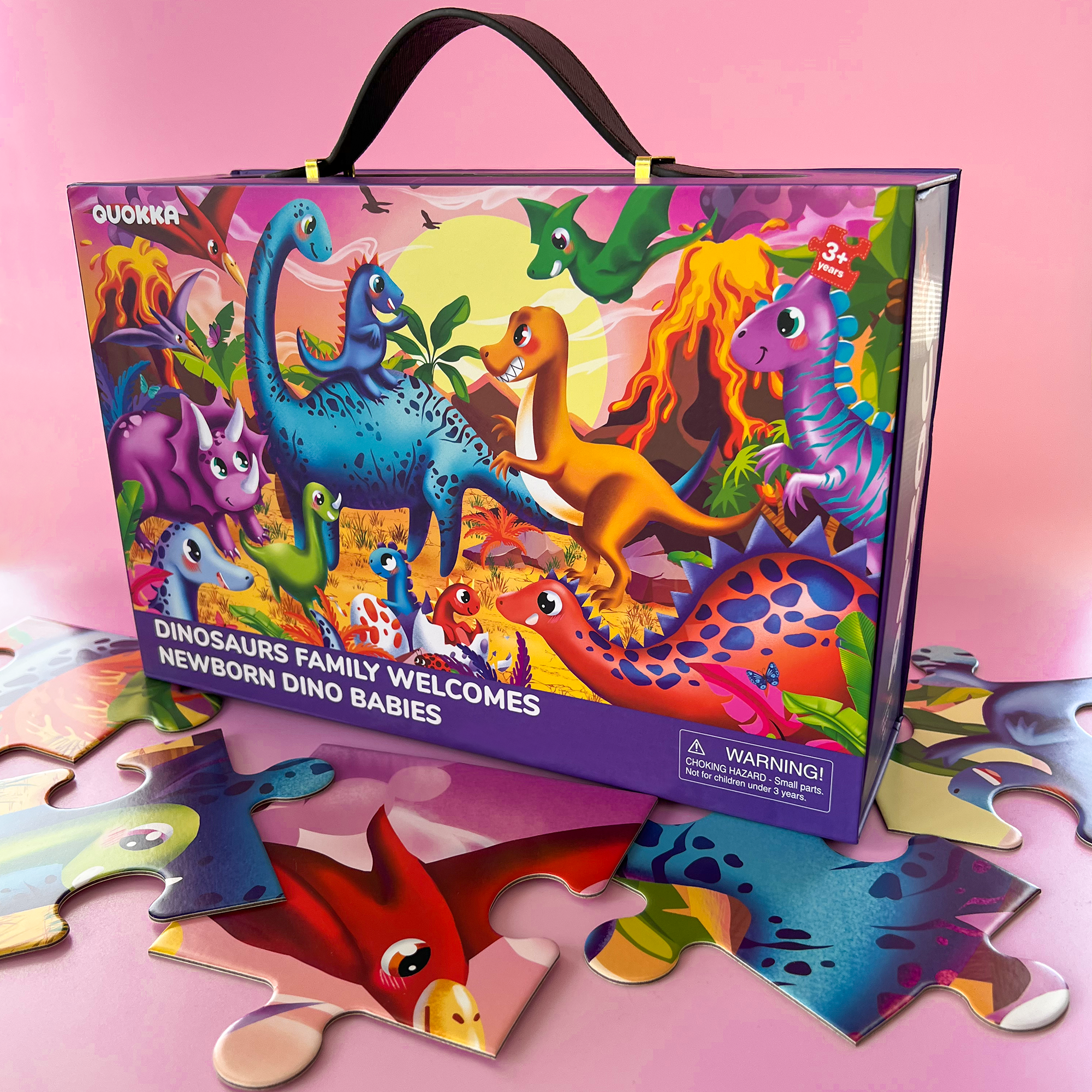 QUOKKA - Wholesale Puzzle - Kids - Dino Giant Floor Puzzles for Kids | 48 pieces6