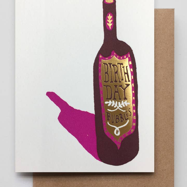 Hammerpress - Wholesale Birthday Card - Birthday Bubbles *FOIL*2