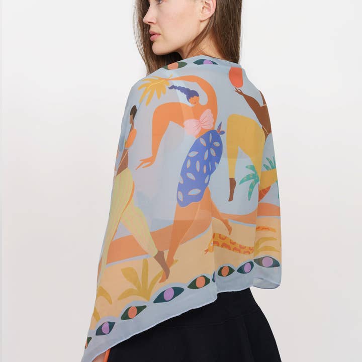 Banu Magnifique - Wholesale Scarf - Women's - Harmony - Eco-friendly Chiffon Scarf