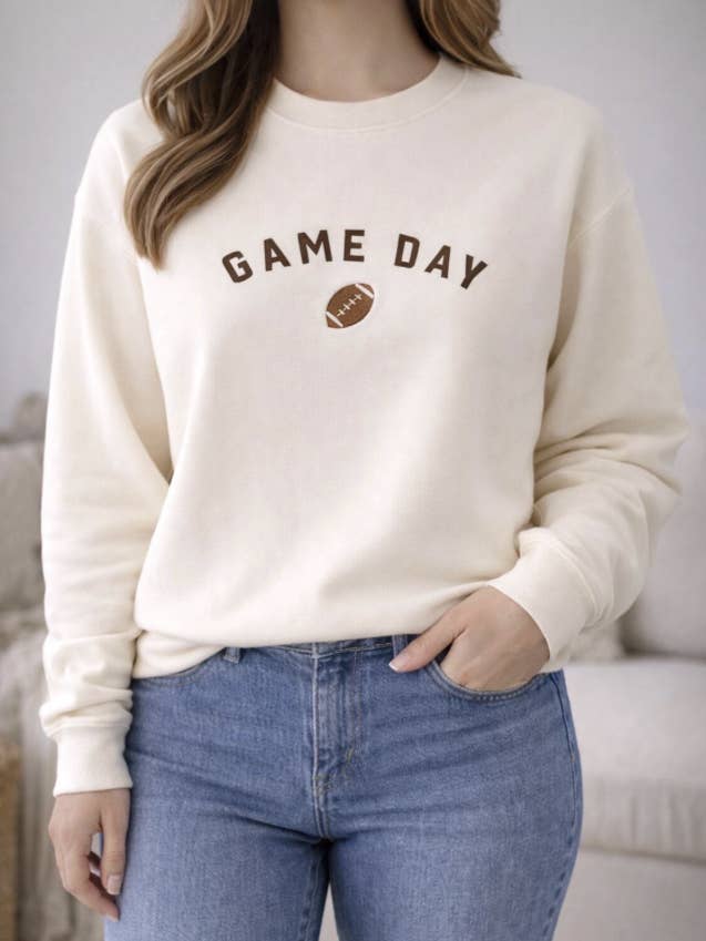 KNOTS + NOOK - Wholesale Sweatshirt - Women's - GAME DAY PRINT AND EMBROIDERED SWEATSHIRTS3