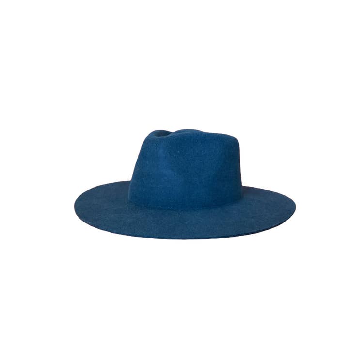 Wilder and Soul - Wholesale Fedora - Women's - The Paige Rancher - Wool Felt - Dark teal0