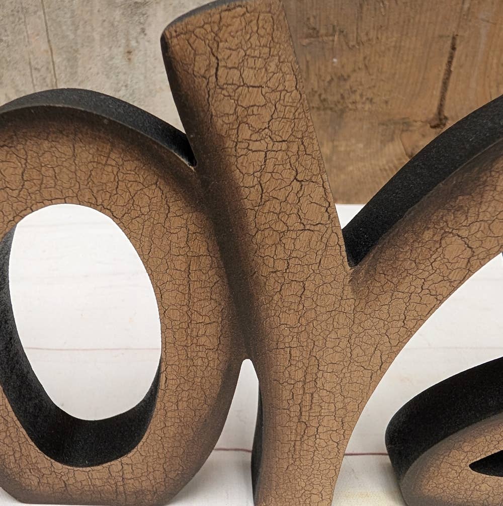 A.T. Imports - Wholesale Decorative Tabletop Object - Wooden "Forgive"2