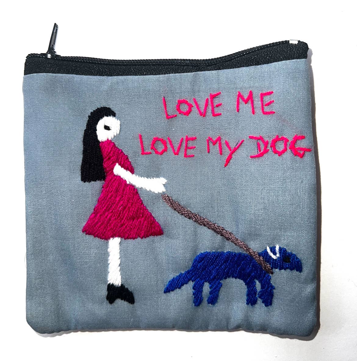 Wooven - Wholesale Pouch - Women's - "Chalee" Small Hand Embroidered Pouches by Hmong Youth in Laos21