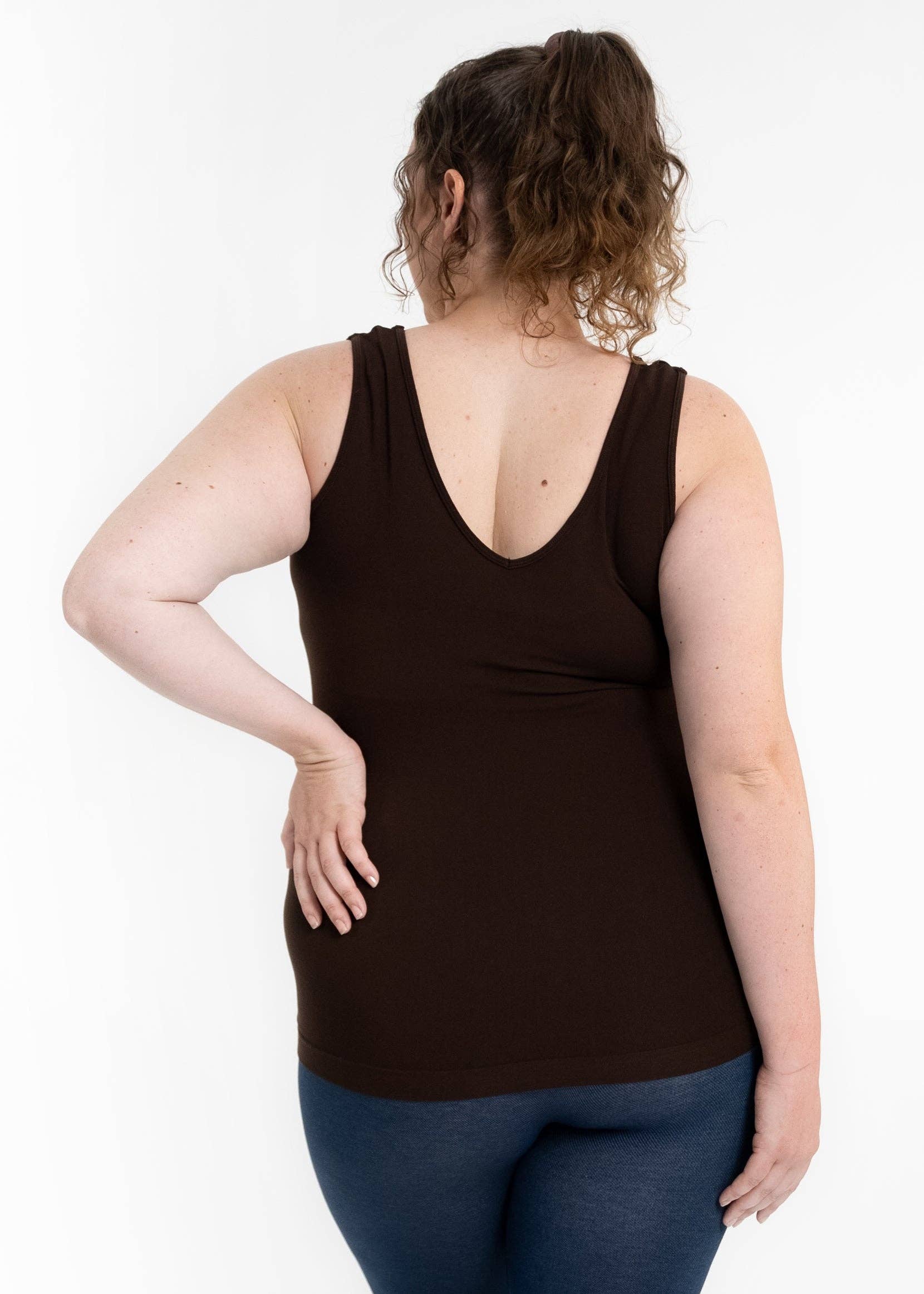 ELIETIAN - Wholesale Tank Top - Women's - Reversible Tank - Curvy Fit44