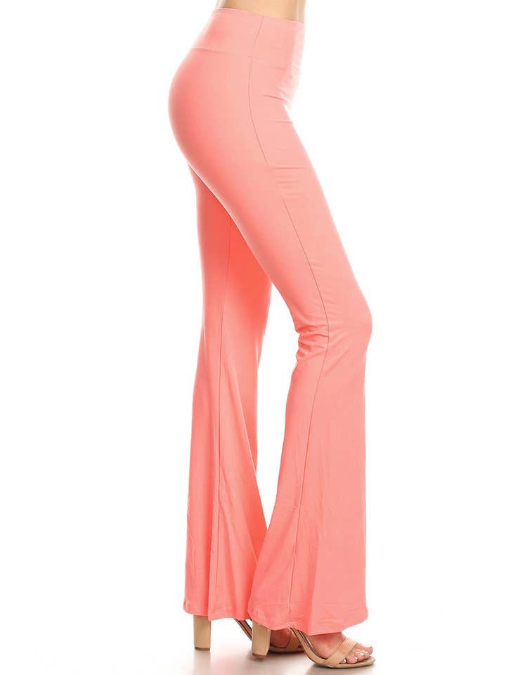 Leggings Depot - Wholesale Pants - Women's - Buttery Soft High Waist Solid Palazzo Pants5