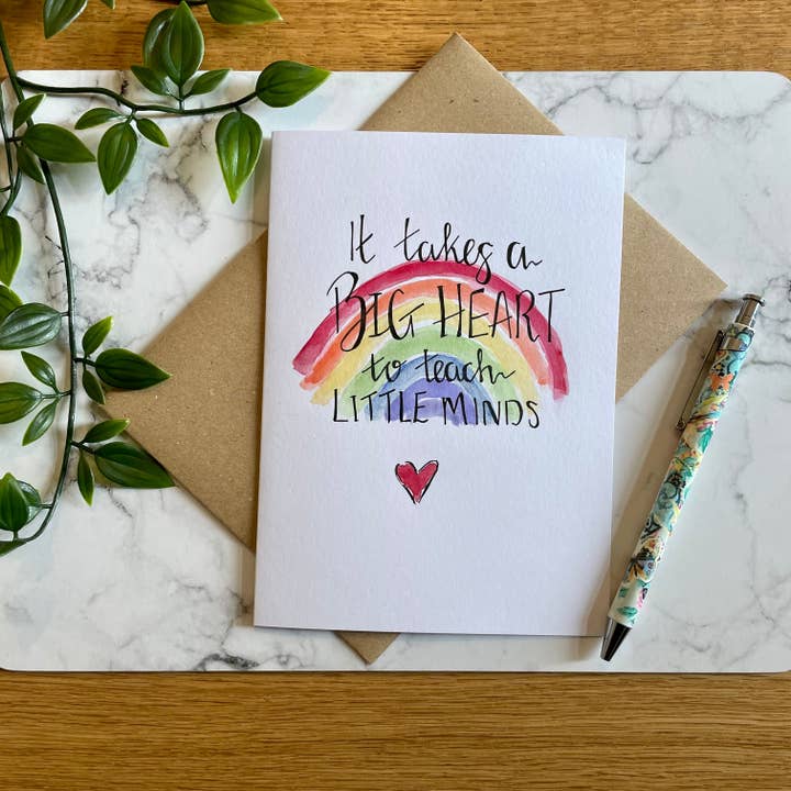 Det krävs ett stort hjärta för att lära små sinnen för wholesale av Crafty Tinks