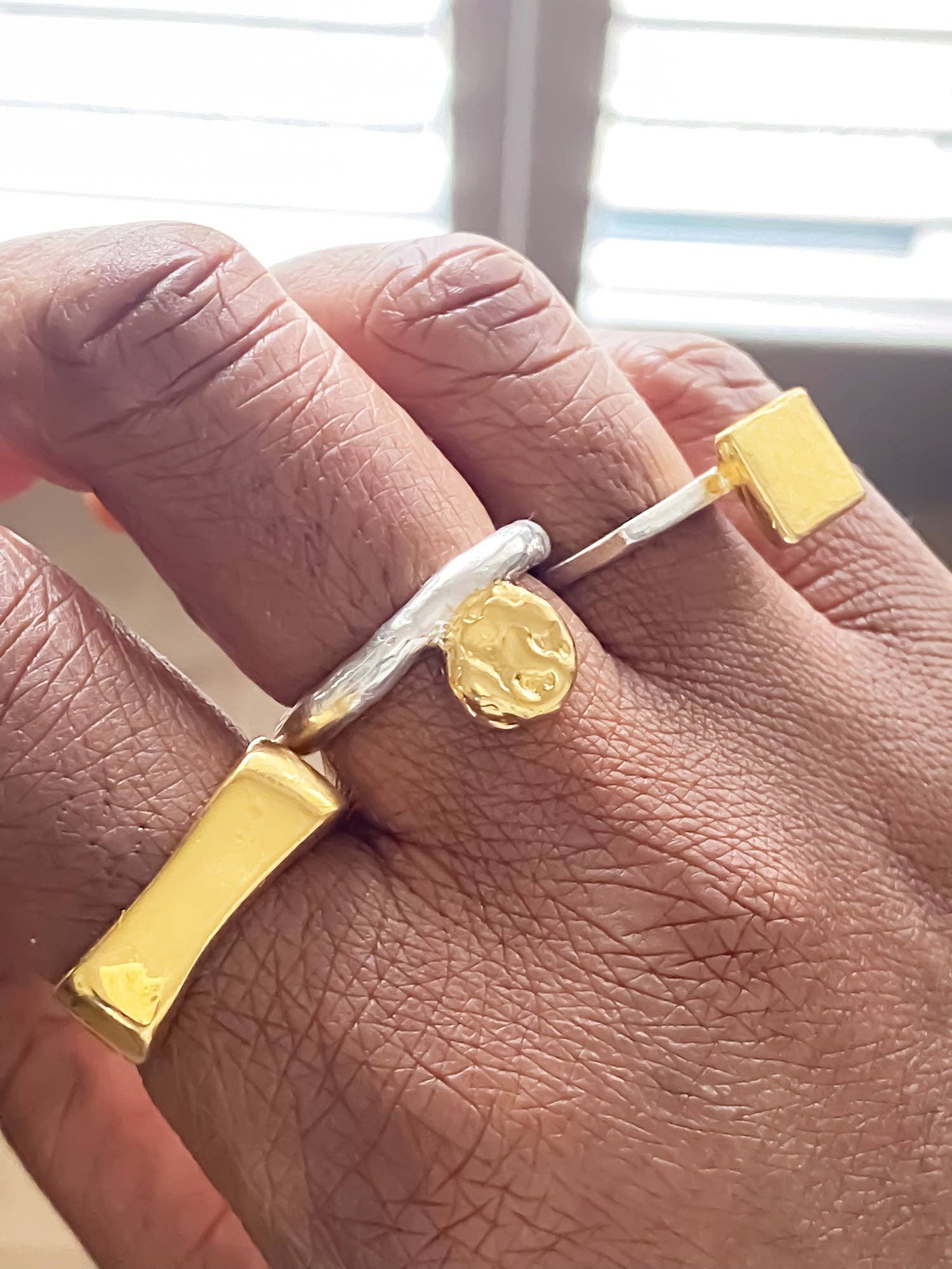 MOCA Jewellery - Wholesale Band/Stacked Ring - Circle Accent Ring3