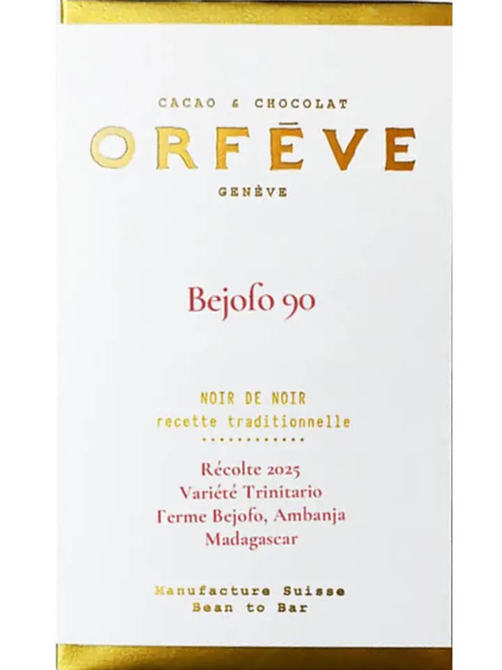 Orfeve Bejofo 90% Dark Chocolate - Madagascar for wholesale by Cocoa Store