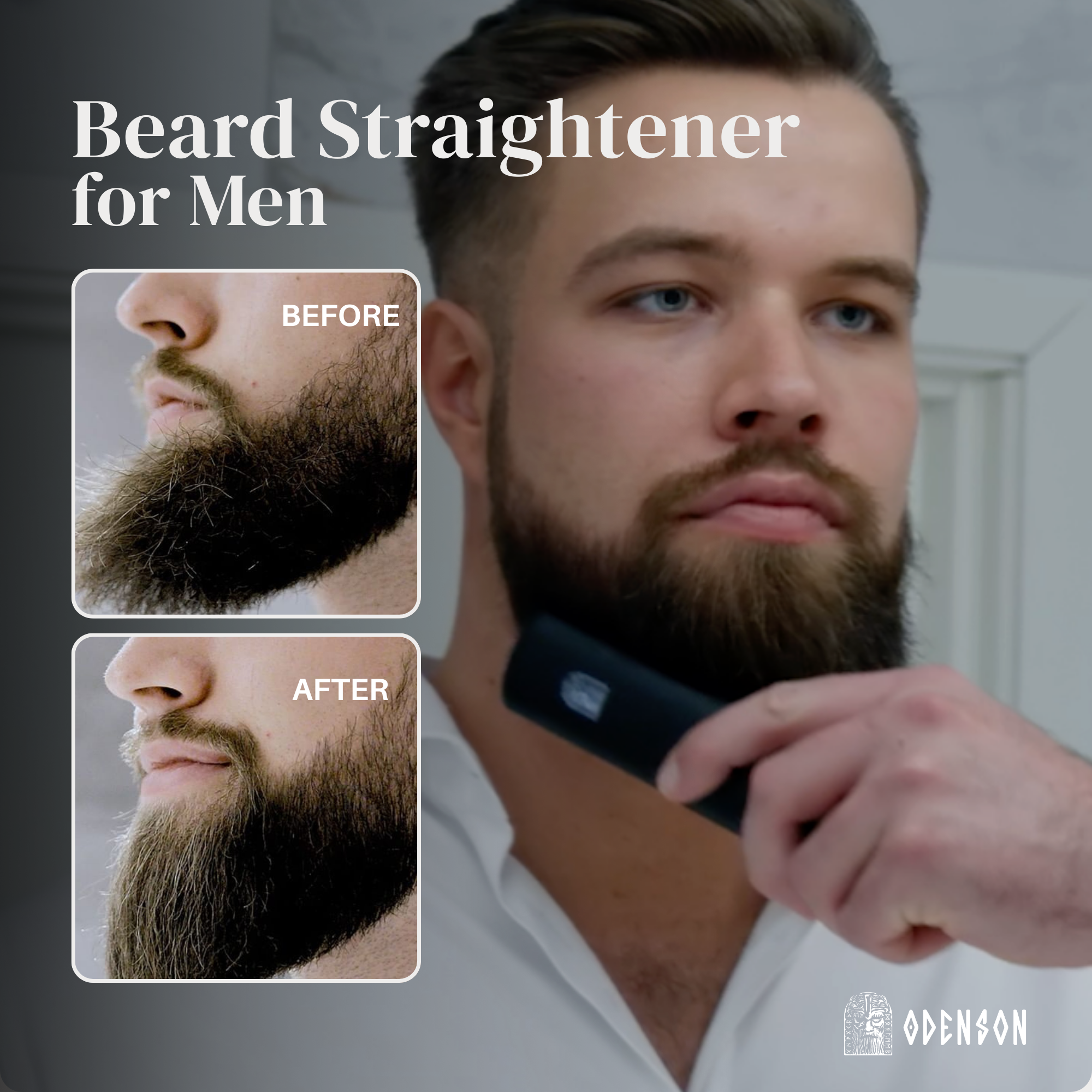 Odenson - Wholesale Baardstylingproduct - Odenson Beard Forger - Draadloze baardborstel en stijltang12