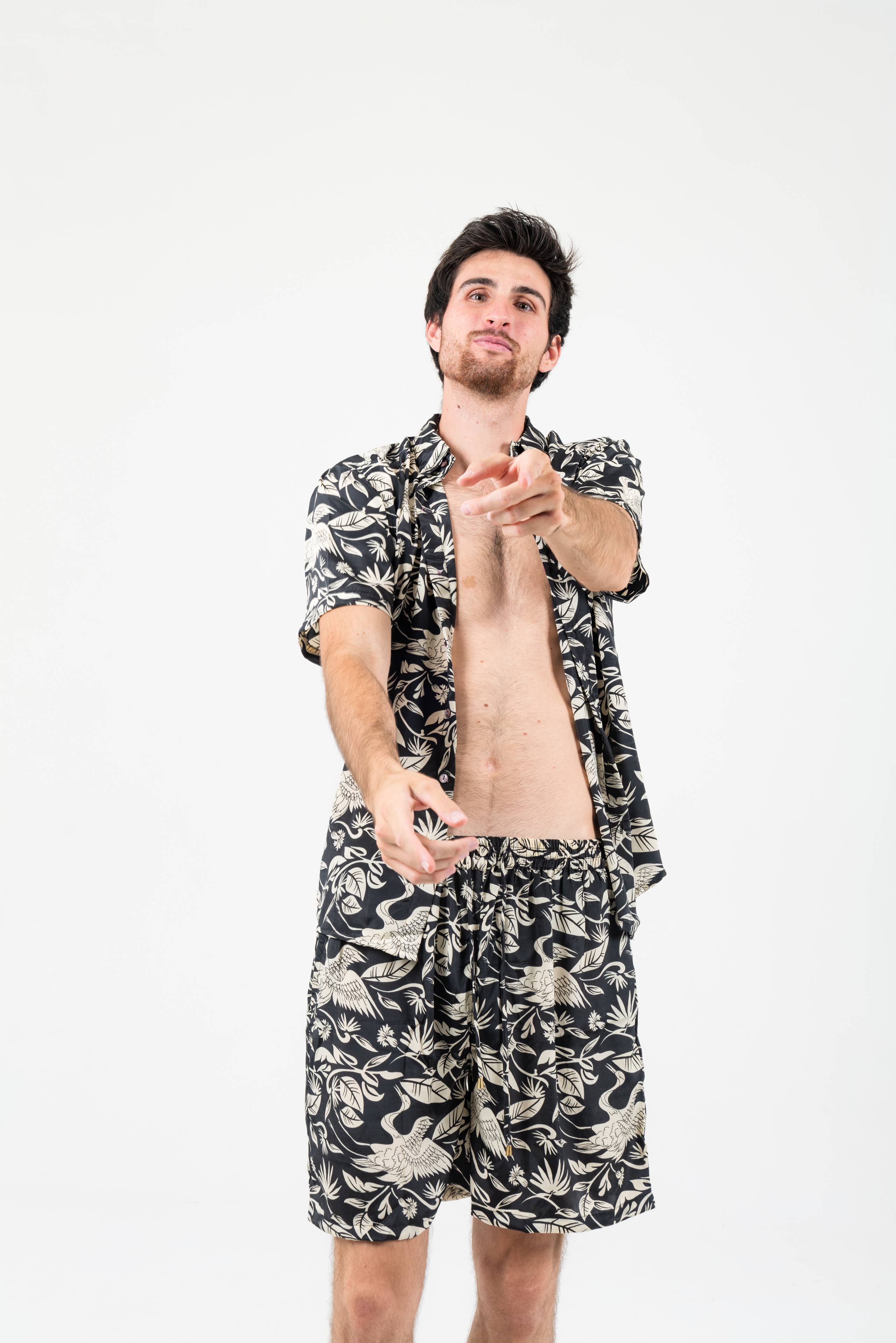 Arena Formentera - Wholesale Top & Short Set (NOT Loungewear) - Men's - Bohemian shirt+shorts set - Last units!11