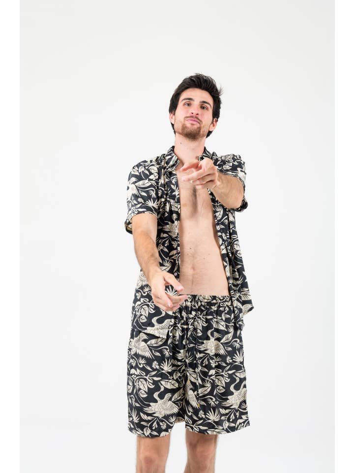 Arena Formentera - Wholesale Top & Short Set (NOT Loungewear) - Men's - Bohemian shirt+shorts set - Last units!11