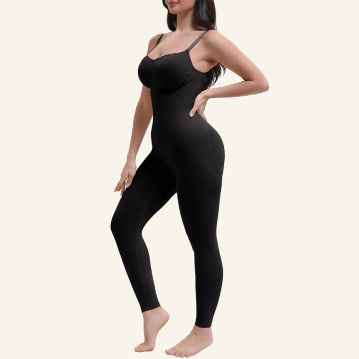 SHAPERX Combinaison Gainante Intégrale 3-en-1 Sans Coutures avec Legging pour la vente par ShaperX Shapewear