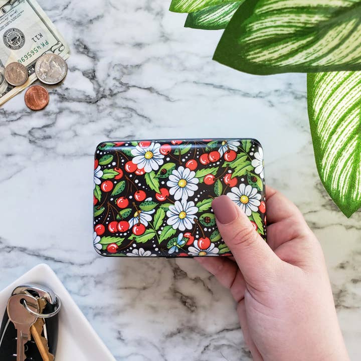 Monarque - Wholesale Wallet - Women's - Mary Engelbreit Cherry Daisy Armored Wallet