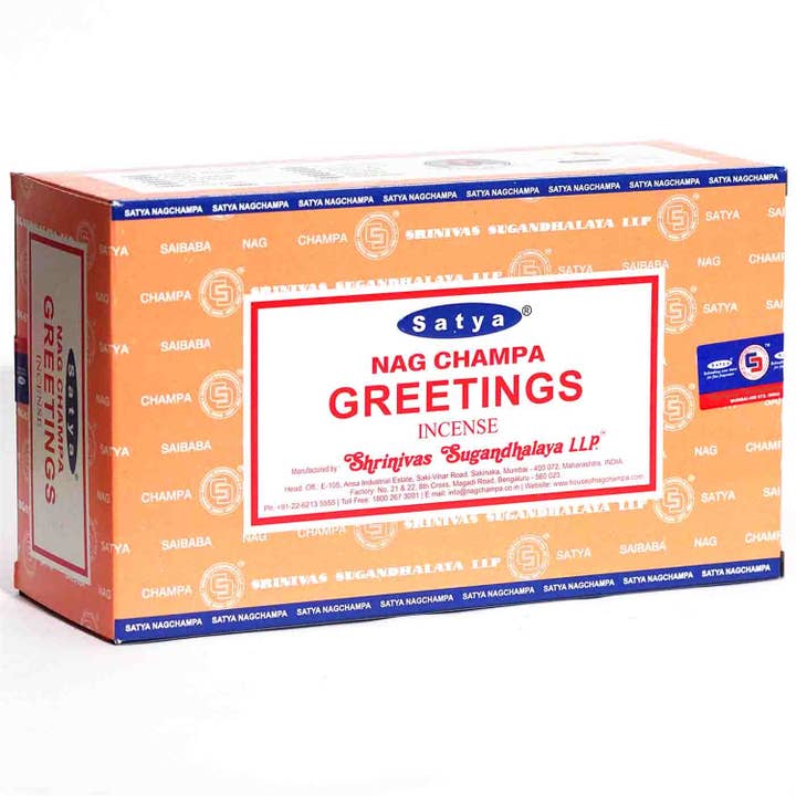 Satya Räucherstäbchen - Grüße für den Großhandel von R. Expo/Song of India
