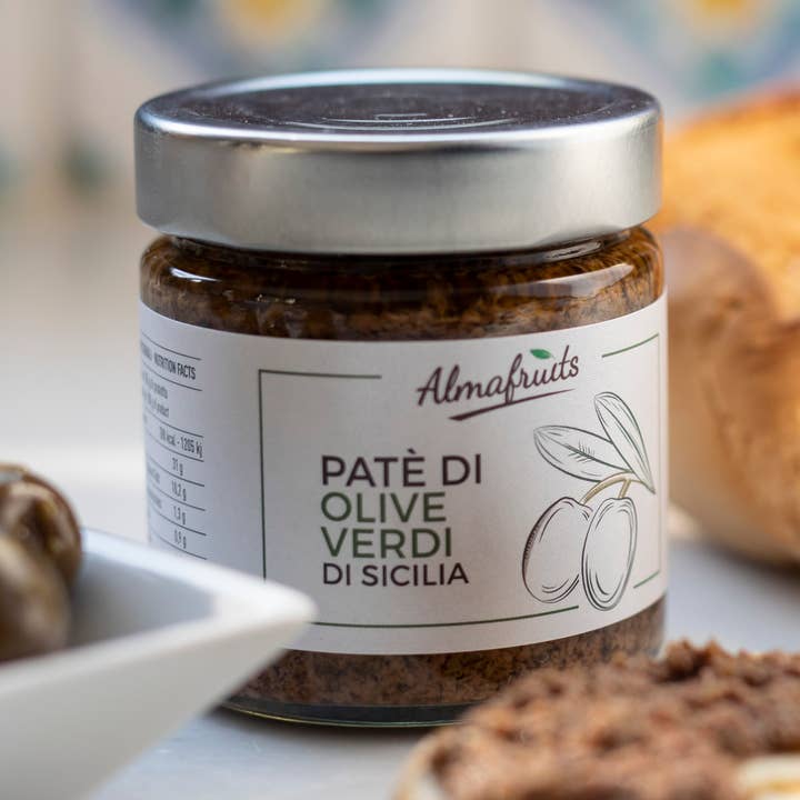 Sicilian Green Olives Patè in Extra Virgin Oil 500g for wholesale by almasicily