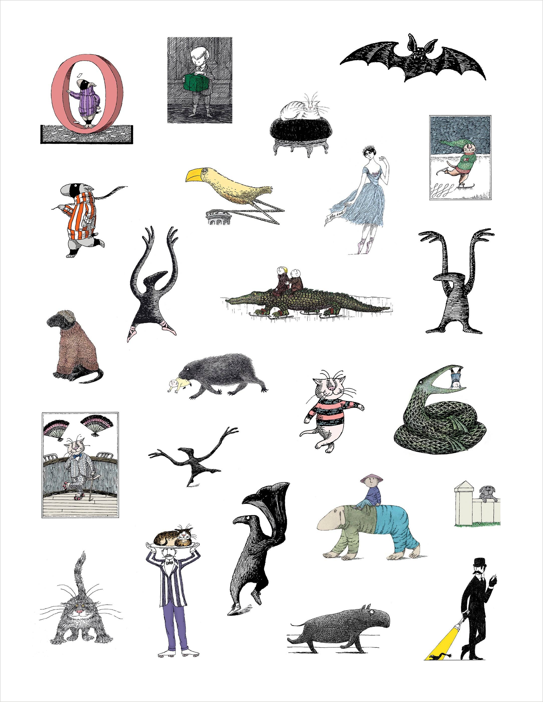 Pomegranate - Wholesale Sticker - Edward Gorey Sticker Book2
