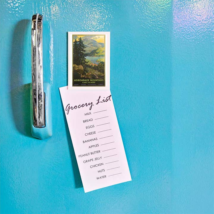 Found Image Press - Vente Aimants - Affiche de voyage des Adirondacks Magnet NS-8861