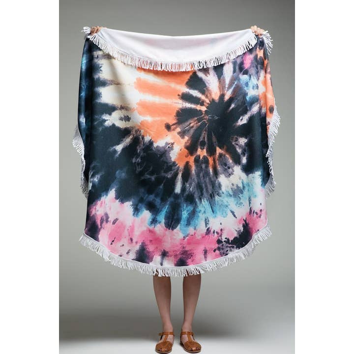 California Tie-Dye Towel for wholesale on Faire